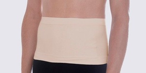 Stomitube fikseringsbelte beige L/XL 3 stk produktbilde