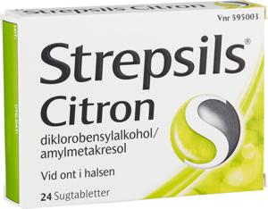 Strepsils Citron sugtablett 24 st produkt bild