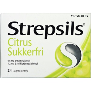 Strepsils Citrus Sukkerfri produktbillede