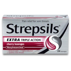 Strepsils Extra Triple Action Cherry Lozenges product image
