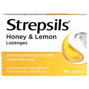 Strepsils Lozenges Honey & Lemon Pack of 16 product image