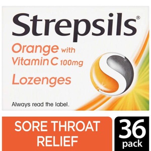 Strepsils Orange With Vitamin C Lozenges product image