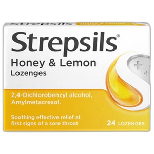 Strepsils Honey & Lemon 24 Lozenges product image