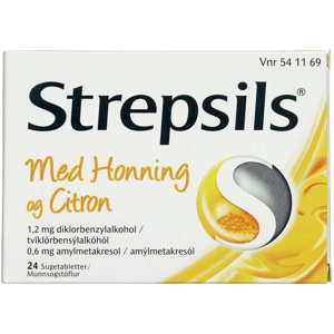 Strepsils Honning & Citron produktbillede