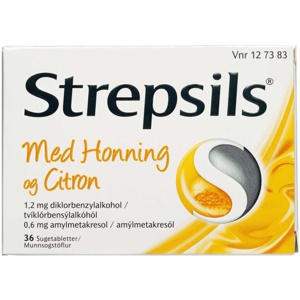 Strepsils Honning & Citron produktbillede