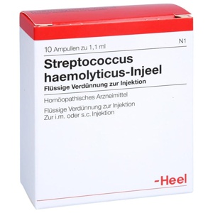 STREPTOCOCCUS HAEMOLYTICUS Injeel Ampullen Produktbild