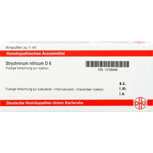 STRYCHNINUM NITRICUM D 6 Ampullen Produktbild
