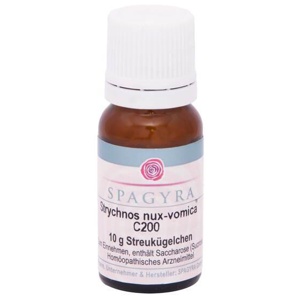 STRYCHNOS nux vomica C 200 Globuli Produktbild