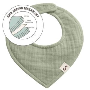 STUCKIES High Absorbency Bib Sage produkt bild
