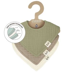 STUCKIES Högabsorberande dregglisar 3-pack Sage produkt bild