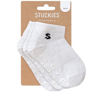 STUCKIES Sneaker Socks White 19/21 Anti-Slip produkt bild
