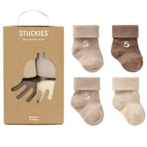 STUCKIES Strumpor för nyfödd 4-pack Doe produkt bild