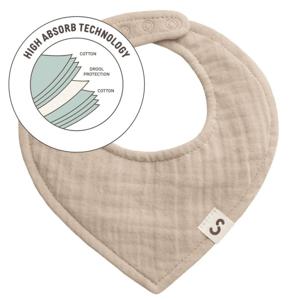 STUCKIES High Absorbency Bib Beige produkt bild