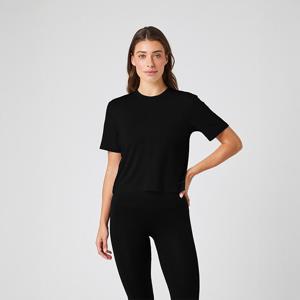 Studio Soft Cropped T-shirt Svart produkt bild