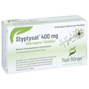 STYPTYSAT 400 mg überzogene Tabletten Produktbild