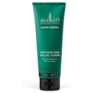 Sukin Super Greens Detoxifying Facial Scrub   125 ml produktbillede