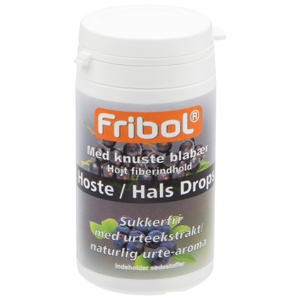 Sukkerfrie Hoste/Hals Drops Blåbær 60g produktbilde