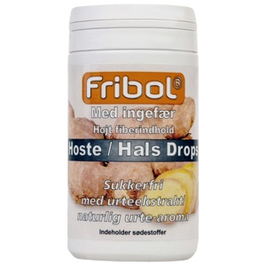 Sukkerfrie Hoste/Hals Drops Ingefær 60g produktbilde
