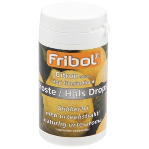 Sukkerfrie Hoste/Hals Drops Sitron 60g produktbilde