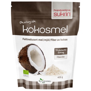 SUKRIN Kokosmjöl 400 g produkt bild
