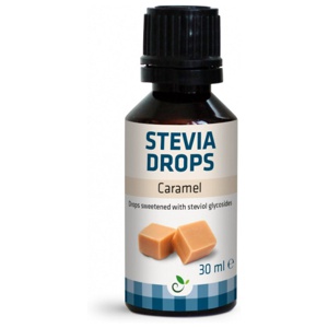 Sukrin Stevia Drops Caramel 30 ml produkt bild
