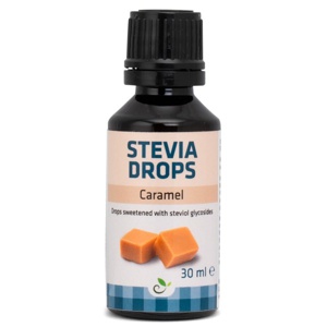 Sukrin Stevia Drops Caramel 30 ml produktbillede