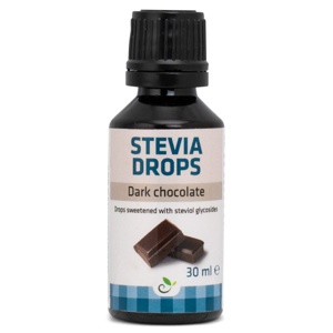 Sukrin Stevia Drops Dark chocolate 30 ml produktbillede