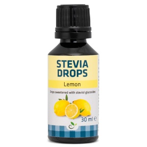 Sukrin Stevia Drops Lemon 30 ml produktbillede