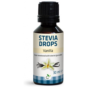 Sukrin Stevia Drops Vanilla 30 ml produkt bild