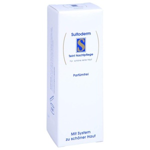 SULFODERM S Teint Nachtpflege parfümfrei Produktbild