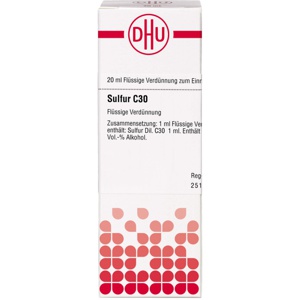 SULFUR C 30 Dilution Produktbild