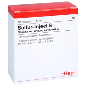 SULFUR INJEEL S Ampullen Produktbild