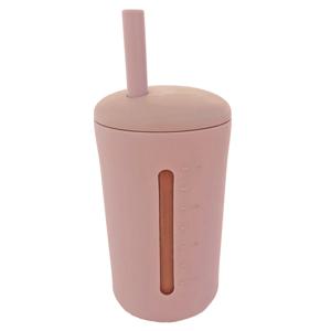 Summerville Mugg med sugrör silikon 200 ml Pale Mauve produkt bild