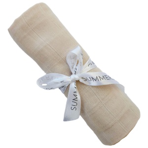 Summerville Organic Babyteppe i musselin, Beige, 1 stk produktbilde