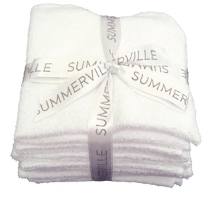 Summerville Organic Vaskekluter, Hvit, 5 stk. produktbilde