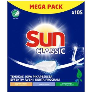 Sun Classic Maskindisktabletter 105 st produkt bild