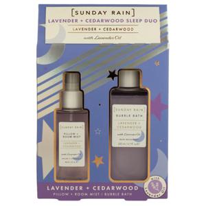 Sunday Rain Lavender + Cedarwood Sleep Duo produkt bild