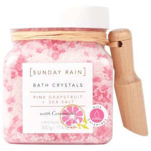 Sunday Rain Pink Grapefruit & Sea Salt Bath Crystals 500g produkt bild