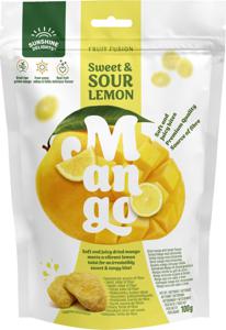 Sunshine Delights Fruit Fusion Sweet & Sour Lemon Mango 100 g produkt bild