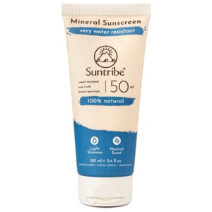 Suntribe Active Natural Mineral Sunscreen SPF50 100 ml produkt bild
