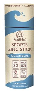 Suntribe All Natural Sport Zinc Stick SPF30 Ocean Blue 30g produkt bild