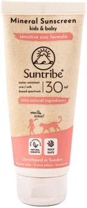 Suntribe Sun Care Suntribe All Natural Mineral Kids Vanilla Sunscreen Spf 30 produktbilde