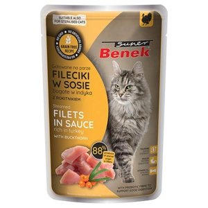 Super Benek Getreidefrei Gedämpfte Filets 28 x 85 g Produktbild