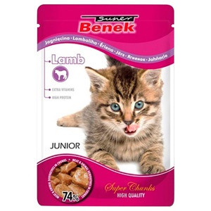 Super Benek Super Chunks Kitten 24 x 100 g Produktbild