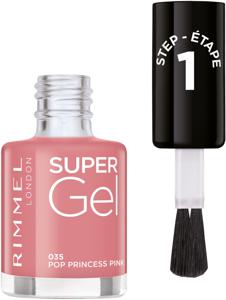 Rimmel London Super Gel Nail Polish 035 Pop Princess Pink 12 ml produkt bild