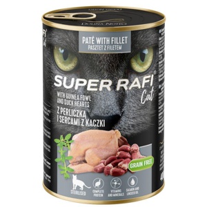 Super Rafi Sterilised Cat 12 x 400 g Produktbild