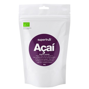 Superfruit Acai pulver Ø 90 g produktbillede