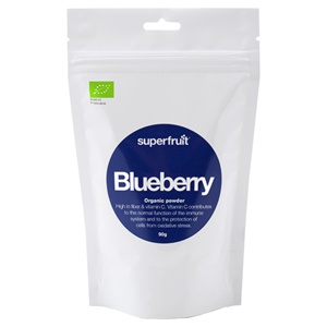 Superfruit Blåbær pulver Ø 90 g produktbillede