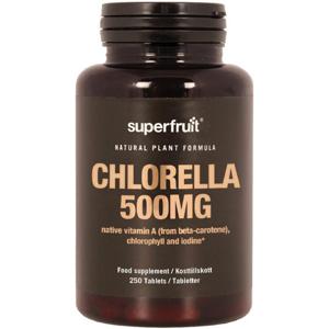 Superfruit Chlorella 500 mg 250 tabletter produkt bild