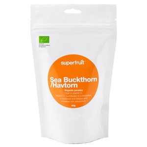 Superfruit Havtorn pulver Ø 90 g produktbillede